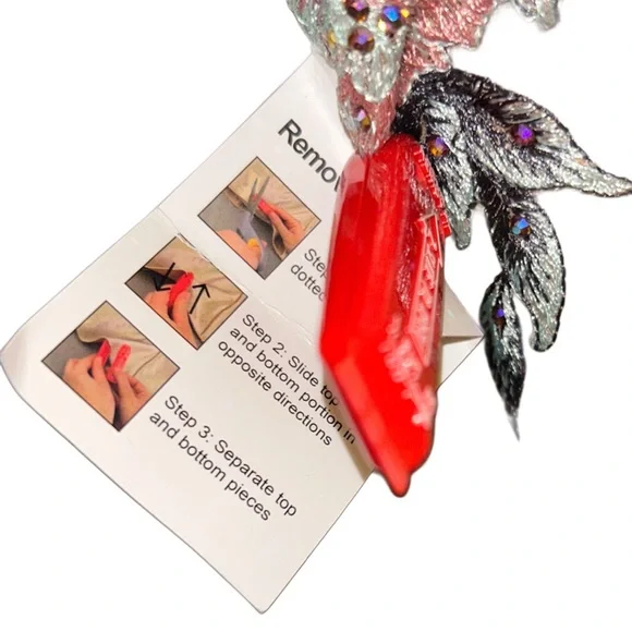 Mac Duggal Floral Long Sleeve Wedding Gown - Picture 7 of 10